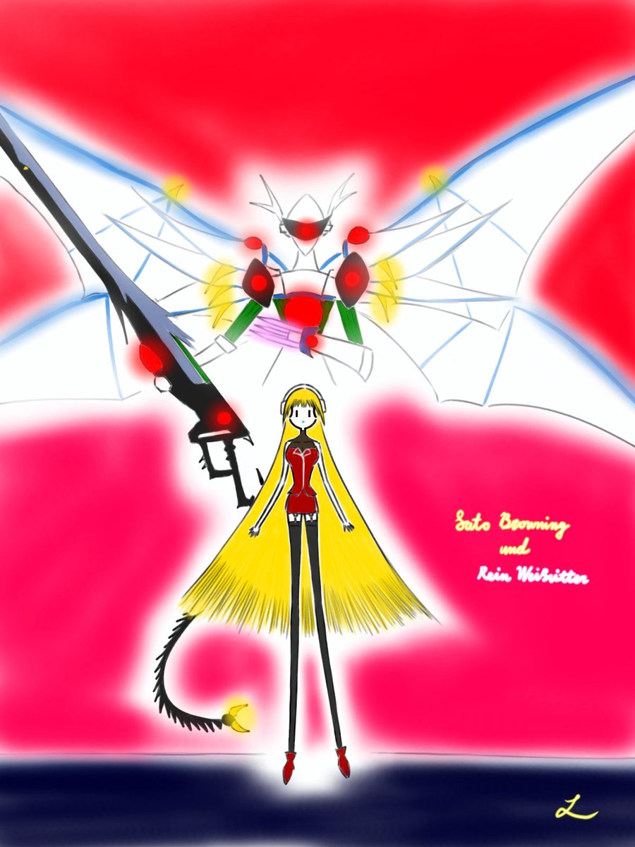 LSingclair's tweet photo. My fan art I drew before about Sato's super robot game challenge week suddenly came to mind, so I drew some variations.
#FanArt #VTuber #Sato #SRWOG #ExcellenBrowning #ReinWeissritter #Einst #さと #さとああっと #エクセレン #ライン・ヴァイスリッター #アインスト https://t.co/0OFuNSvbNT