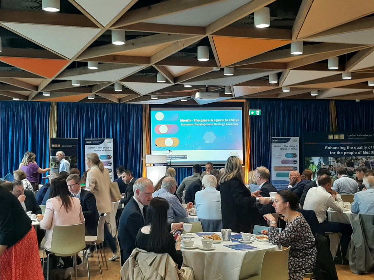 meathcoco's tweet photo. All set for this morning's launch of the Meath Economic Development Strategy Roadmap here in Buvinda House. #MeathThePlaceAndSpaceToStrive #MakeItMeath @MeathLEO @MeathChambers @HMcEntee @ThomasByrneTD @Damien_English https://t.co/uhnWQLyCMq