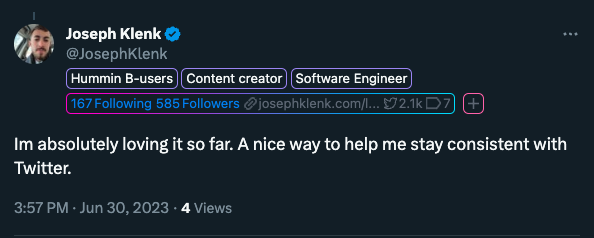 hummin.io tweet media