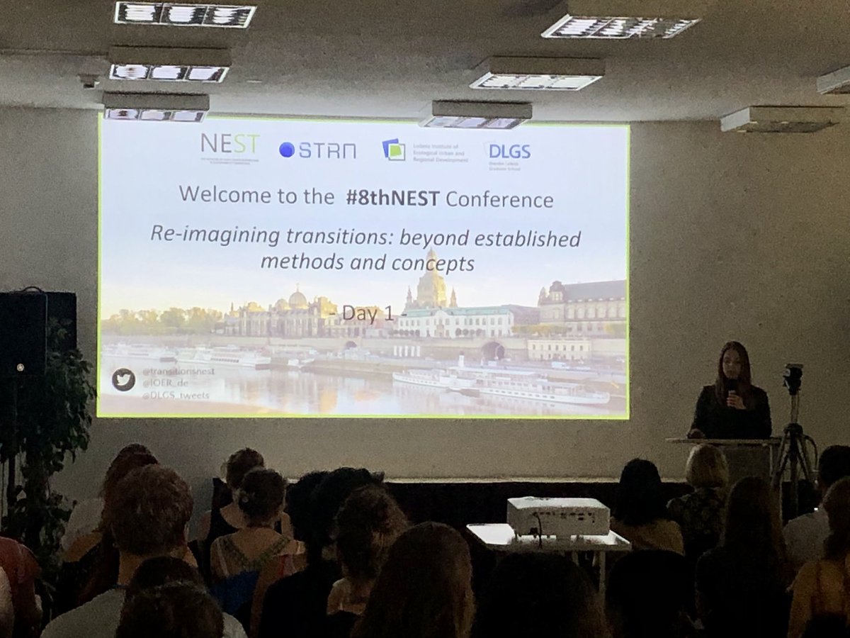 #8thNEST has started. The next two days are dedicated to „Re-imagine transitions: beyond established methods and concepts“ #SustainabilityTransition