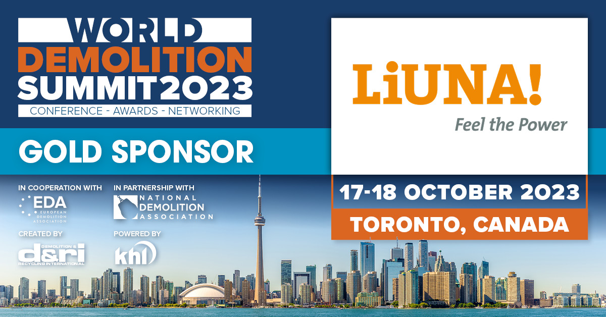 📣 WDS2023 #SPONSOR

A massive THANK YOU to our Gold sponsor <a href="/LIUNA/">LIUNA</a> for sponsoring this year's World Demolition Summit! 

📅 17-18 October 2023 | Toronto,  Canada 

Register here ➡️ tinyurl.com/fhmdzpj7

#WDS2023 #demolition