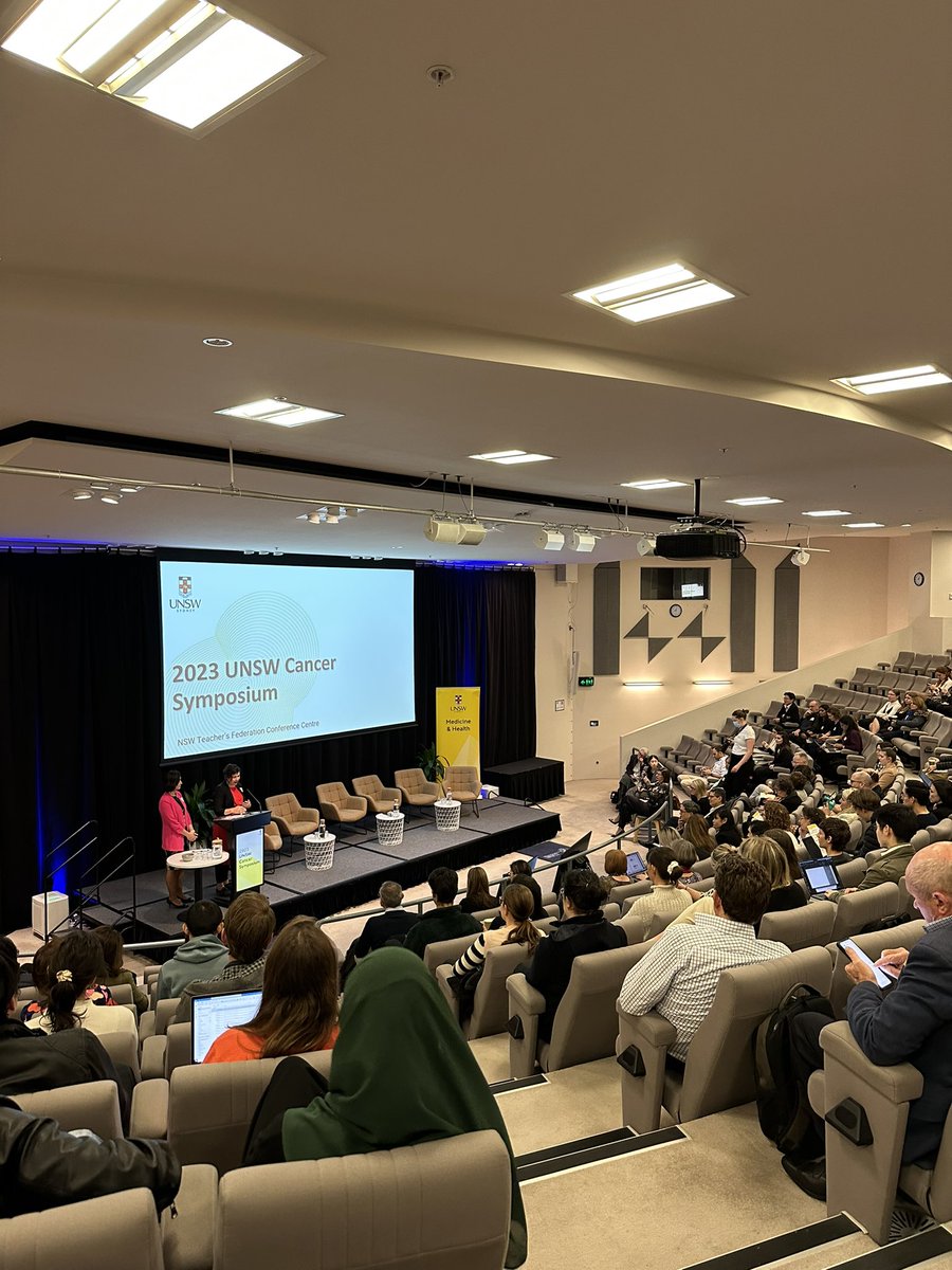 Rebecca_D19's tweet photo. Congratulations to the organising committee for another successful 2023 UNSW Cancer Symposium. The turn out speaks volumes👏 I learnt so much about the amazing cancer research our colleagues across @UNSWMedicine @UNSW are working on. https://t.co/v5m9BYmkec