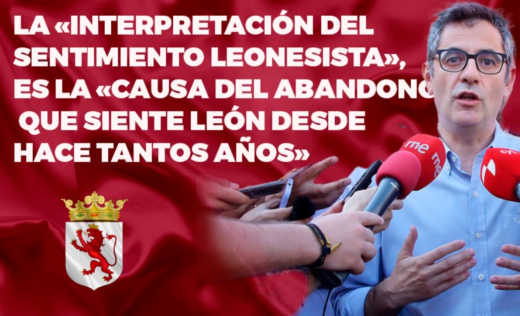 Vienen a Leon a criticar el sentimiento leonesista, diciendo que es la culpa de nuestra decadencia , el Leonés no puede tener sentimientos, en cambio hay que respetar a los catalanes y los Vascos que quieren cambiar la constitución. Nosotros sólo queremos autonomía propia.