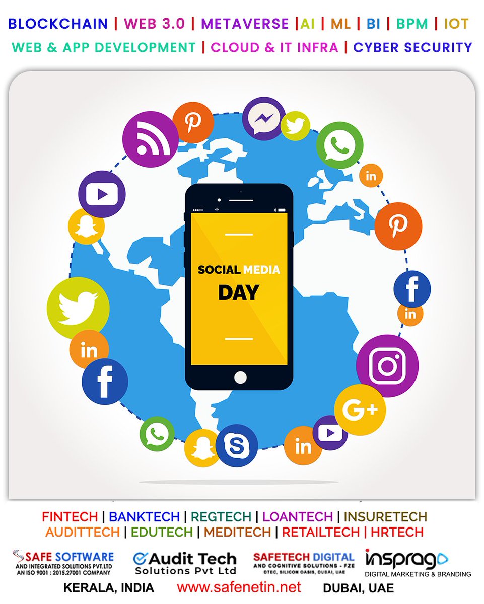 Happy Social Media Day!

Let's make our voices and thoughts heard, spark meaningful conversations, and promote interactive discussions.
We at SAFE emphasizes one to share their thoughts on important topics, and raise awareness about causes that everyone cares about.