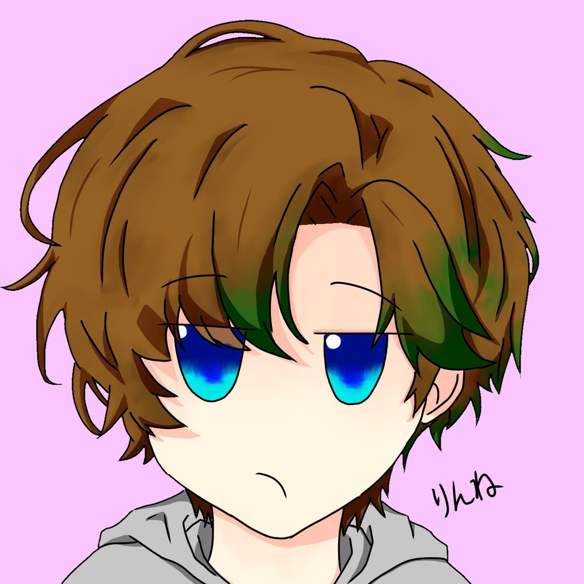 りんね　イラストオーダー 劣等上等⚠️メイキング_✍ #イラスト#illustration#鏡音リン#鏡