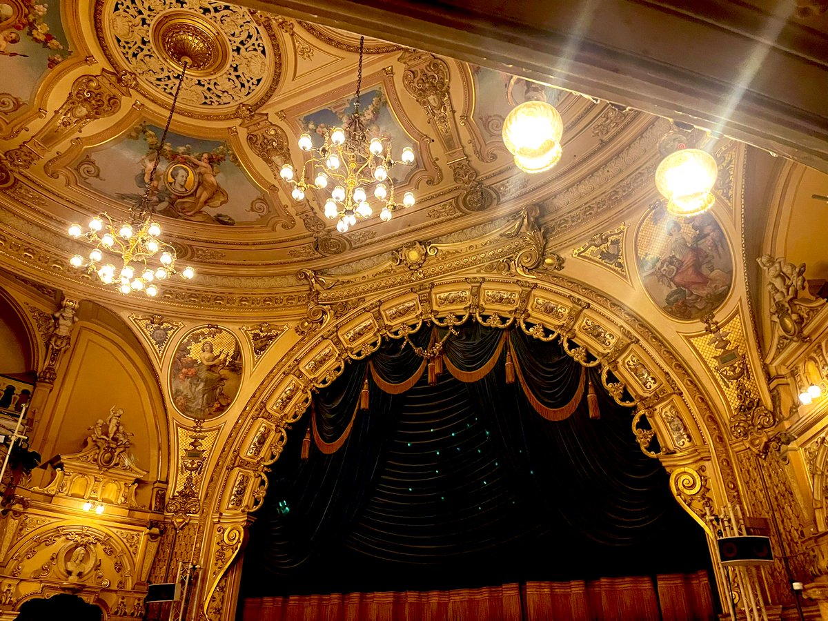 Inside and out, <a href="/ace_thenorth/">Arts Council England, North</a> #NPO <a href="/Grand_Theatre/">Blackpool Grand Theatre 🦋</a> in #Blackpool is a beautiful building. Really enjoyed being here to catch #QualityStreet Co-produced by #NPOs <a href="/NBroadsides/">Northern Broadsides Theatre Company</a> and <a href="/NewVicTheatre/">New Vic Theatre</a>. The tour continues to <a href="/VicTheatre/">Victoria Theatre Hx</a> in Halifax #LetsCreate