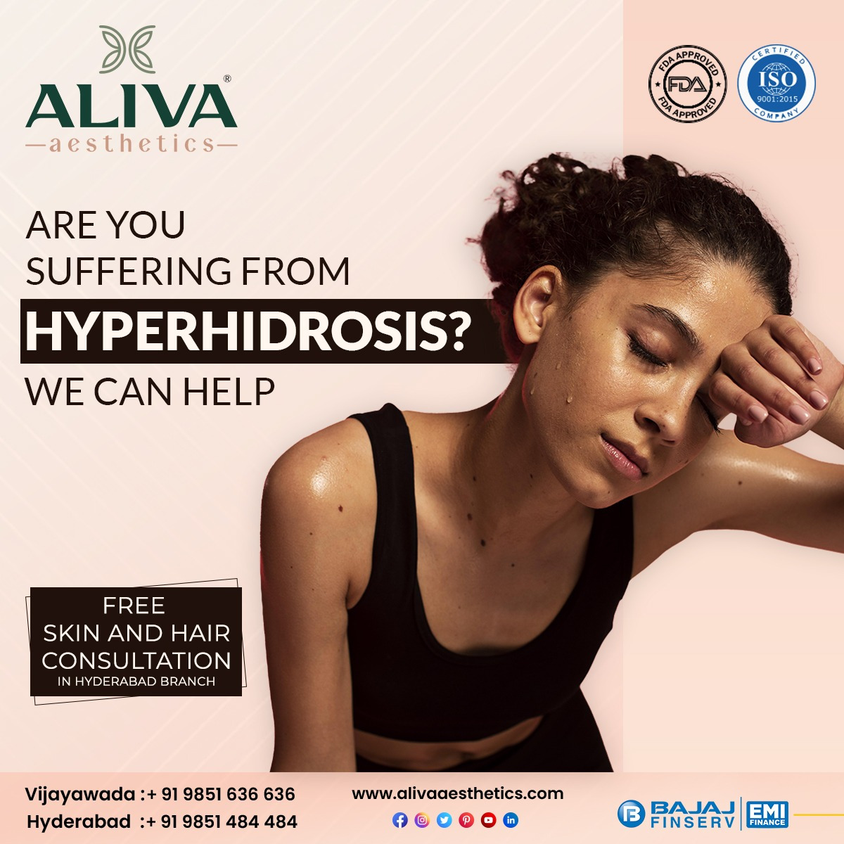 AestheticsAliva's tweet image. #sweating #hyperhydrosis #sweat #oversweating #oversweat #skin #skincare #acne #acnescar #women #men #skincareproducts #skincareroutine #skincarelover #antiaging #lasertreatments #cosmetologist #hyderabad #vijayawada #aesthetics #hair #haircare #alivaaesthetics