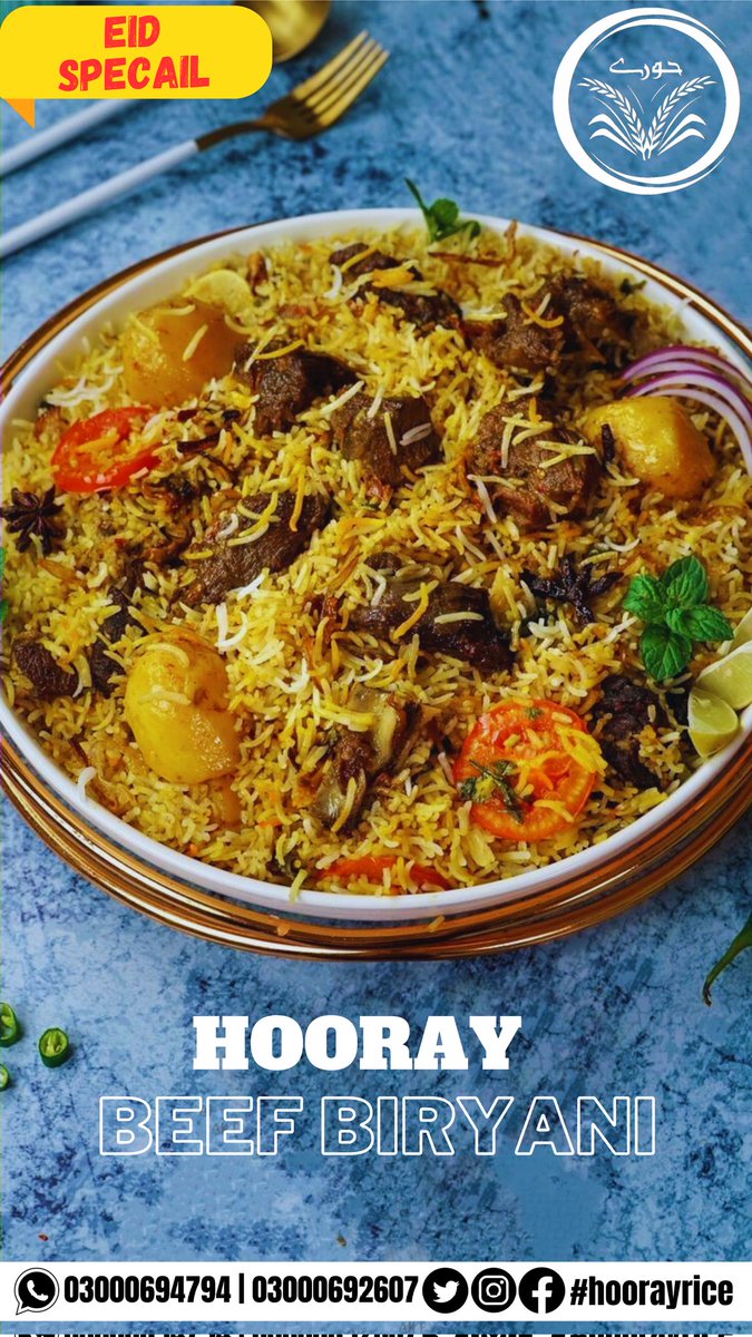 hoorayrices's tweet photo. 🌙حورے رائس ٹیم کی طرف سے تمام مسلمان بھائیوں کو عید مبارک .
ابھی آرڈر کریں اور بنائیں اپنی عید کو خاص حورے رائس کے ساتھ

For More Information and Online Orders.👇
https://t.co/Geqb3PP6Sv
https://t.co/TC08TIvtPV

#eid-ul-adha2023 #hooray #hoorayrice #hoorayfoods #beefbiryani https://t.co/kwKeFXitRx
