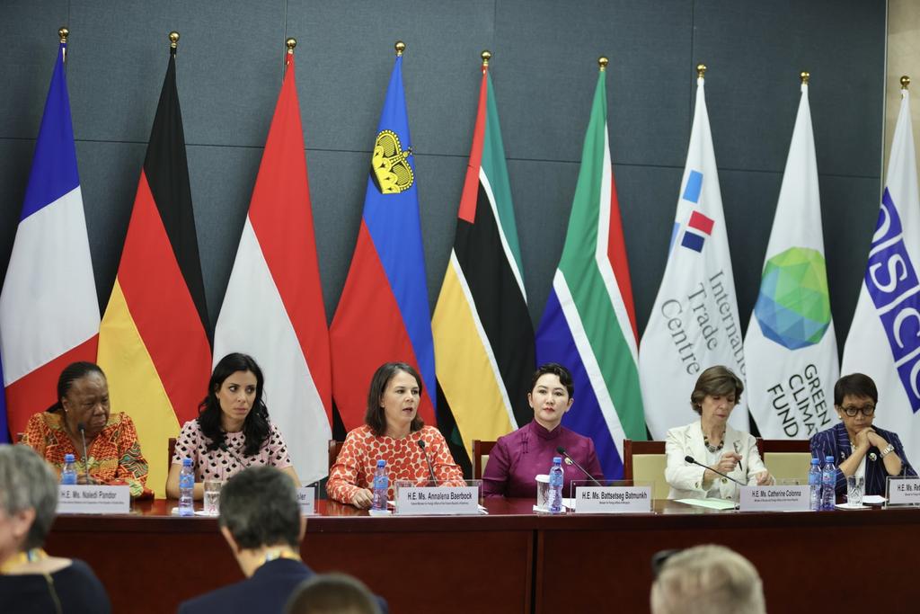 Foreign Ministers participating the Female Foreign Ministers’ Meeting held in Ulaanbaatar, Mongolia, on June 29-30, 2023, have jointly issued the 'Ulaanbaatar Declaration' 🔗 mfa.gov.mn/en/outcome-doc…