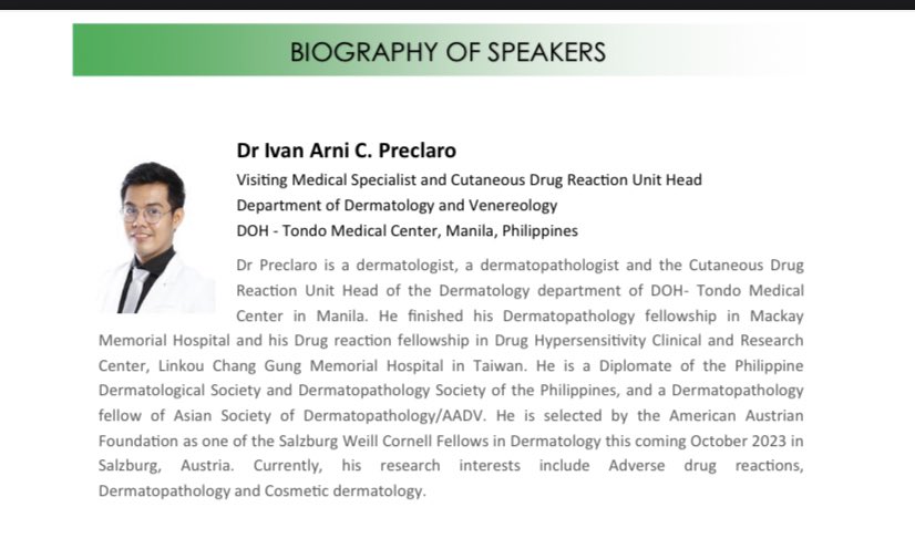 It will be so inspiring to be in a room with amazing academicians this #globalSCARforum Thank you Prof Chung for the opportunity 😭😭😭 #dermatology #severecutaneousadversereaction