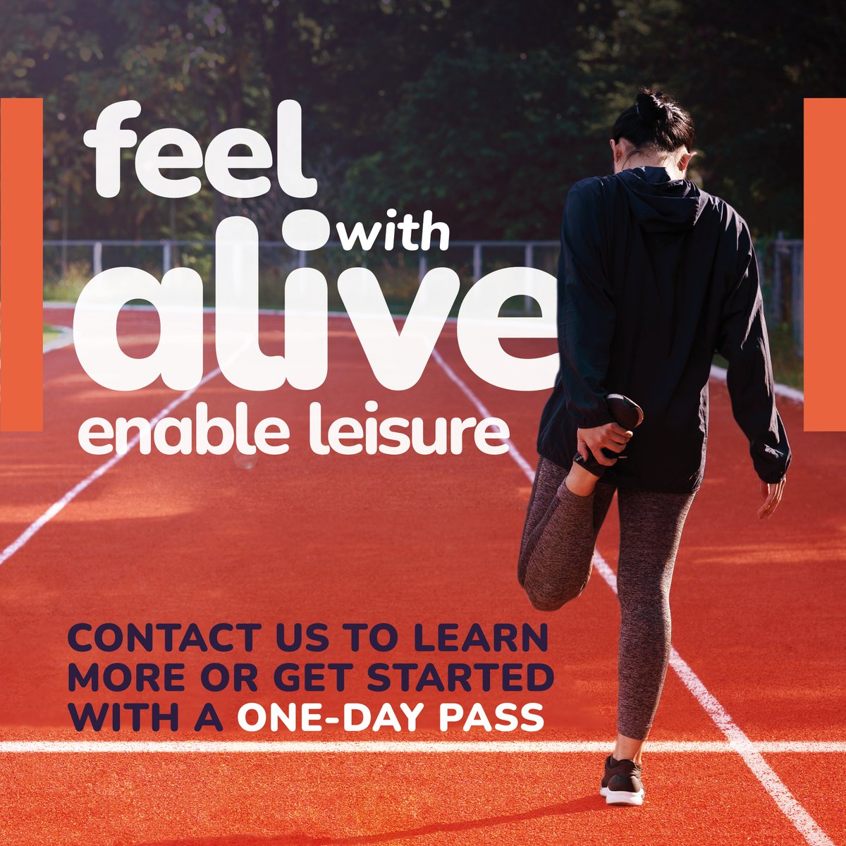 Feel alive with Enable Leisure! 🙌

When you exercise your body releases hormones called endorphins also known as "the happy hormone" which boosts your mood and makes you feel alive. 

Start your fitness journey today 👇

offer.enablelc.org