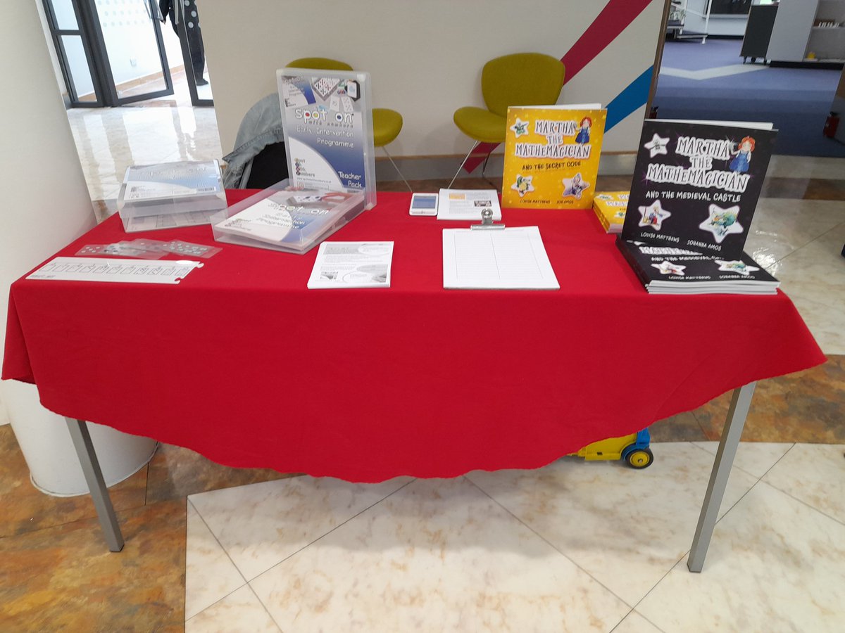 I'm here at the <a href="/YRMathshub/">YR Maths Hub</a> Maths Conference.  Come and see me to find out about <a href="/spotonnumbers/">Spot On With Numbers</a> and Martha the Mathemagician tarquingroup.com/martha-the-mat…