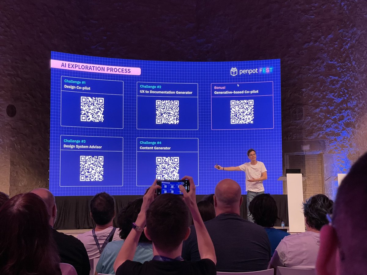 From today you can check the repositories about the AI challenges that @penpotapp is working on #PenpotFest 🥳