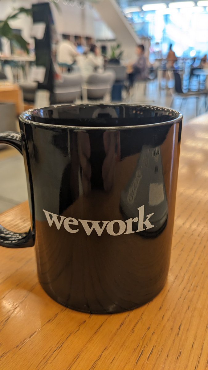 今日はweworkで仕事。