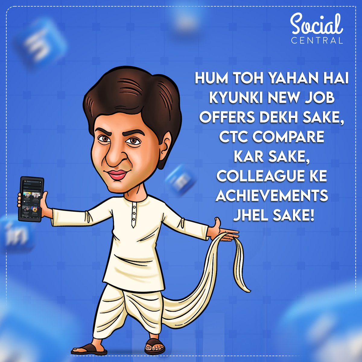 SocialCentralMS's tweet photo. Social media can be a little dramatic at times, isn't it? 

#WorldSocialMediaDay #Bollywood #SocialMediaAgency #Instagram #Facebook #Twitter #LinkedIn https://t.co/ADDDLxvwF2