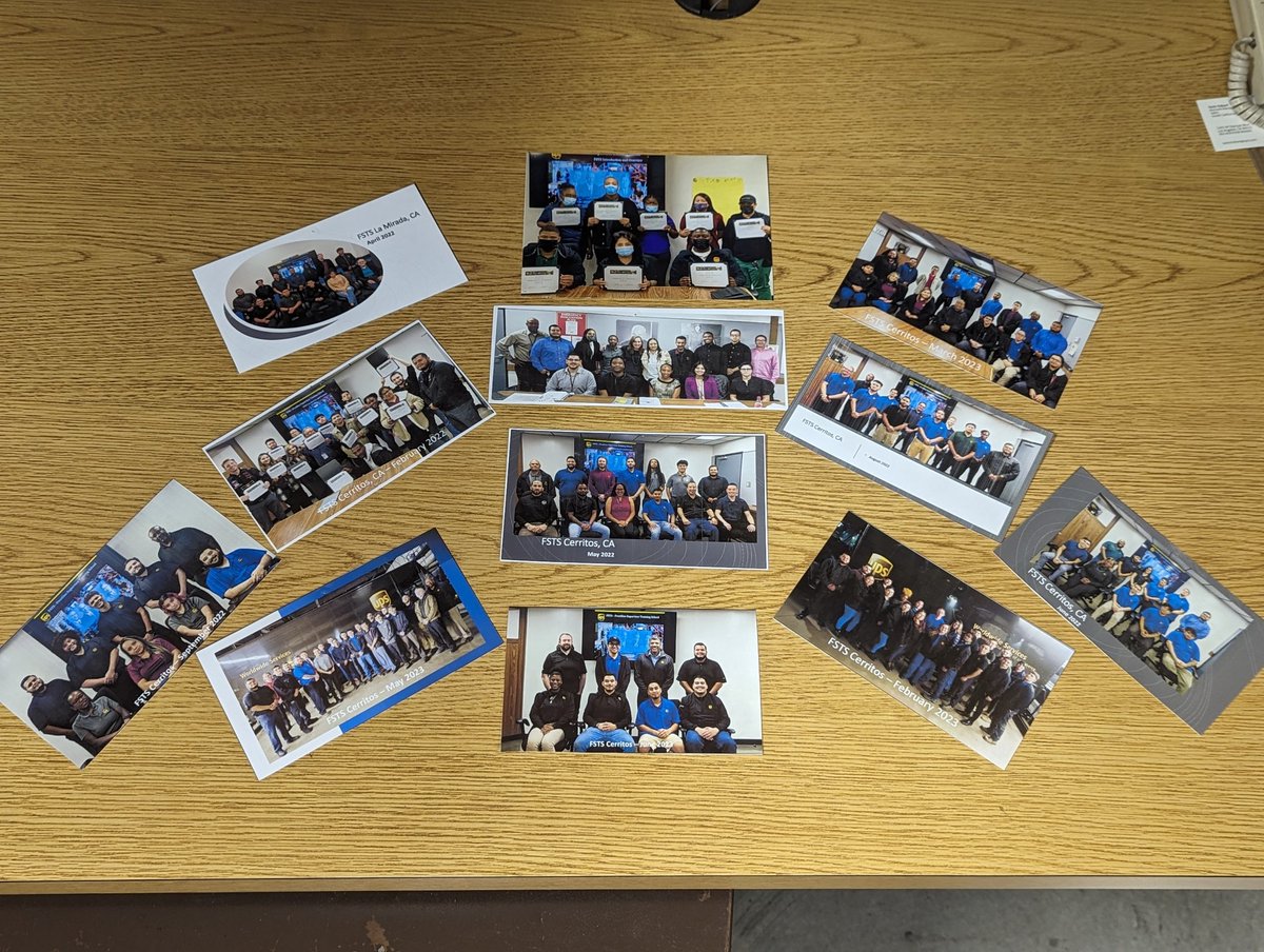 Bittersweet moment in my UPS career. I'm thankful that I had the opportunity to mold these young minds. Leaving a part of my Legacy with 144 PT Supervisors.