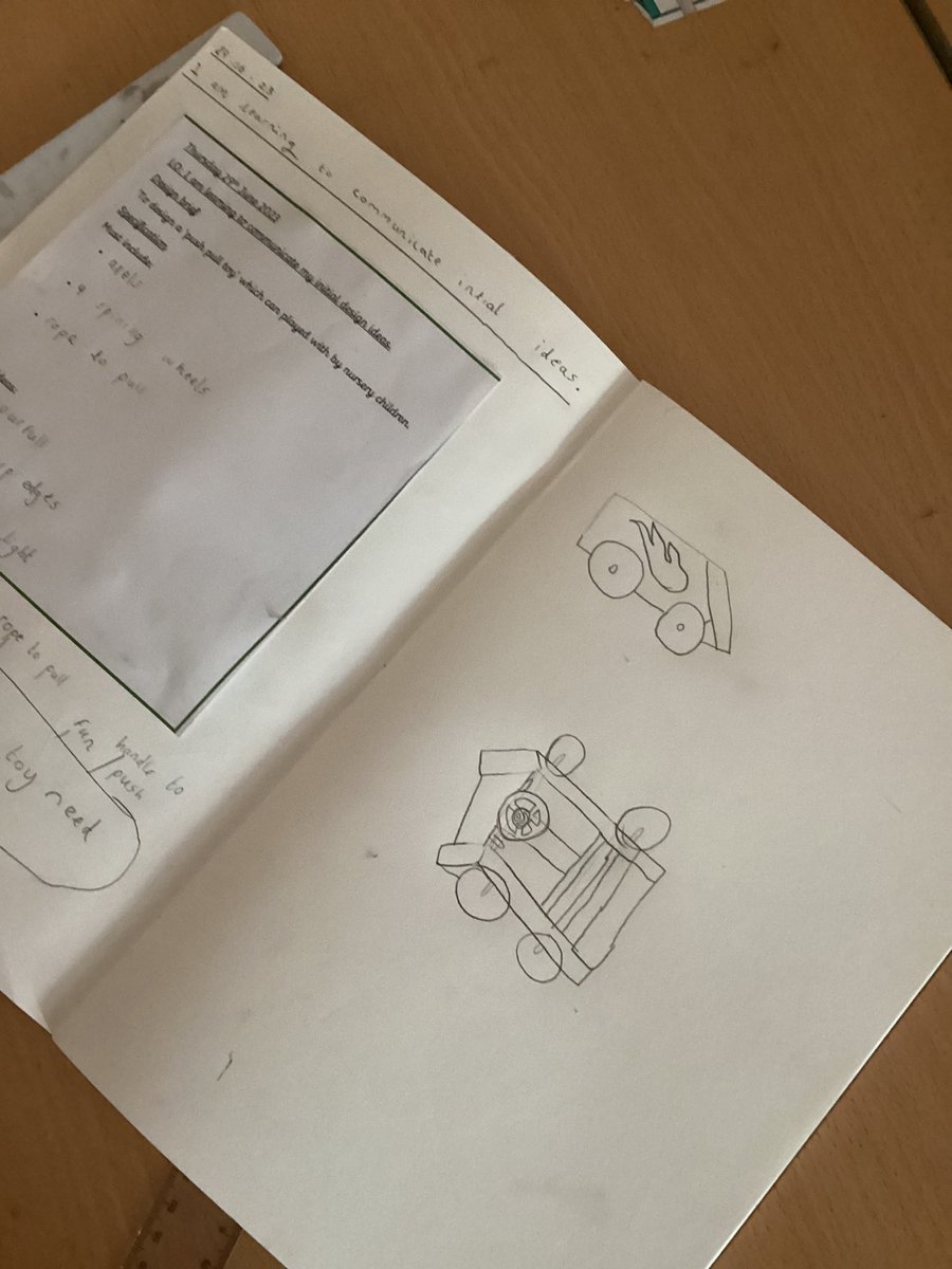 IPMATTowngate's tweet photo. #Class2tpa have stated their design for the toys we are making for our nursery children! #DTtpa https://t.co/Hew6I9JT2s