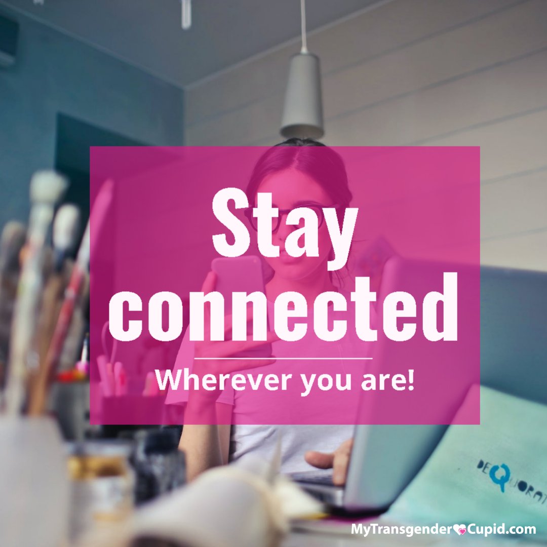 Stay connected wherever you are!
s.ripl.com/x89k3w
#ldr #longdistancerelationship #newways #moresolutions #transrelationship #transgenderlove #transwomeniswomen #datingapp #dating #LGBTQ #datingsite