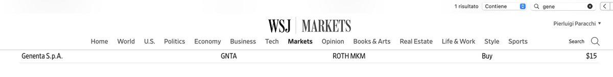 pigiparacchi's tweet image. @GenentaScience $GNTA New Coverage Update by @ROTHCapital - BUY - TP $15