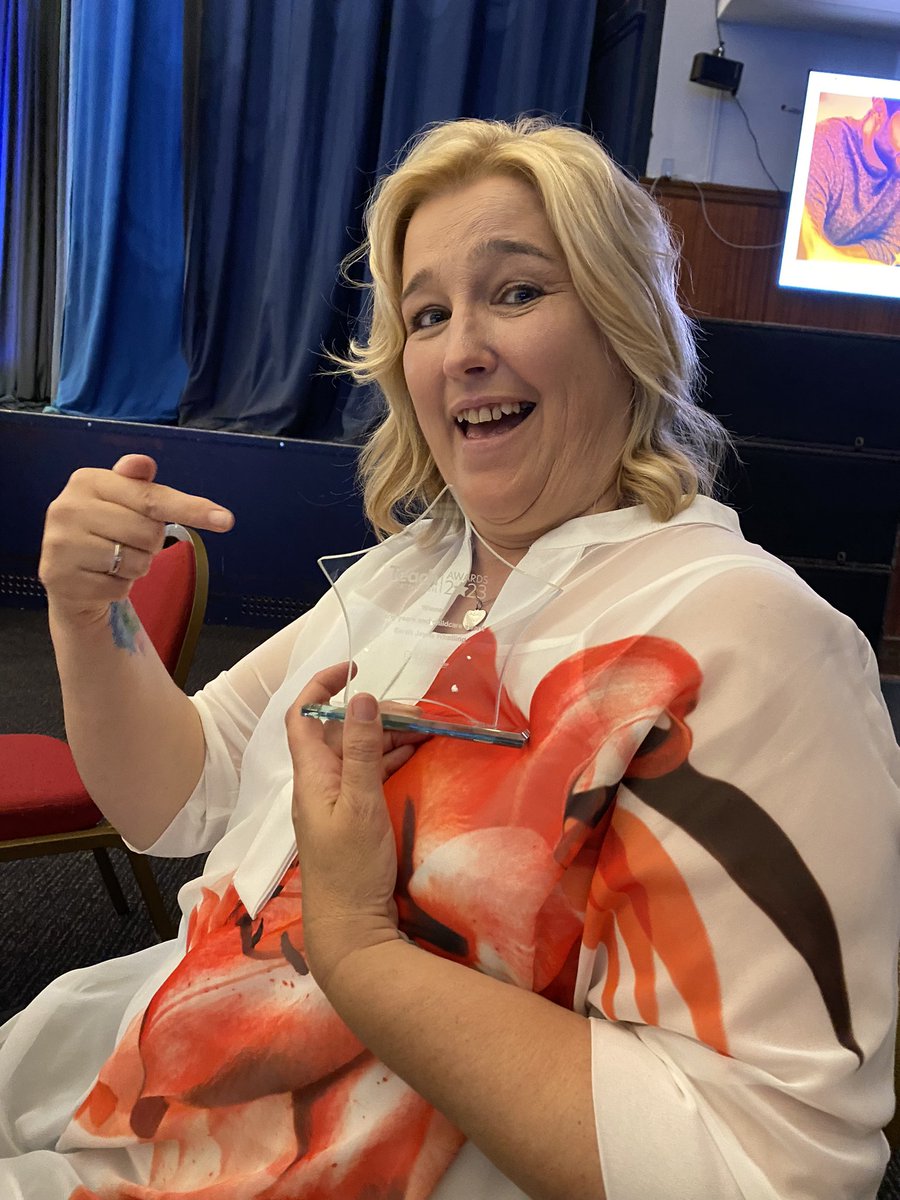 C1Catherine's tweet photo. Brilliant evening at Teach Portsmouth. Lovely for Early Years to get some recognition. #tpa23 #earlyyears https://t.co/4vNxvdFB6v