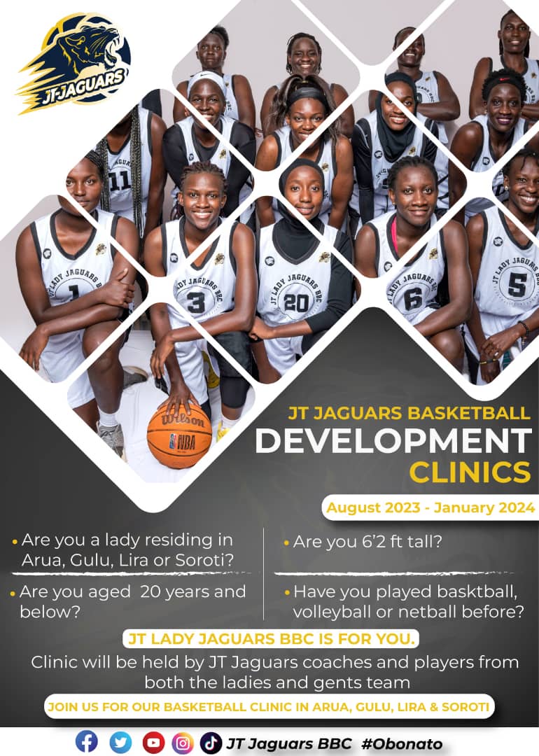 Elevate Your Game ,join the JT Jaguars Basketball Development Clinic  for a Pathway to Excellence!
Bring that talent and we'll lead you to greatness.

#OBONATO| #IExistBecauseWeExist | #WhiteJaguars |#BlackJaguars