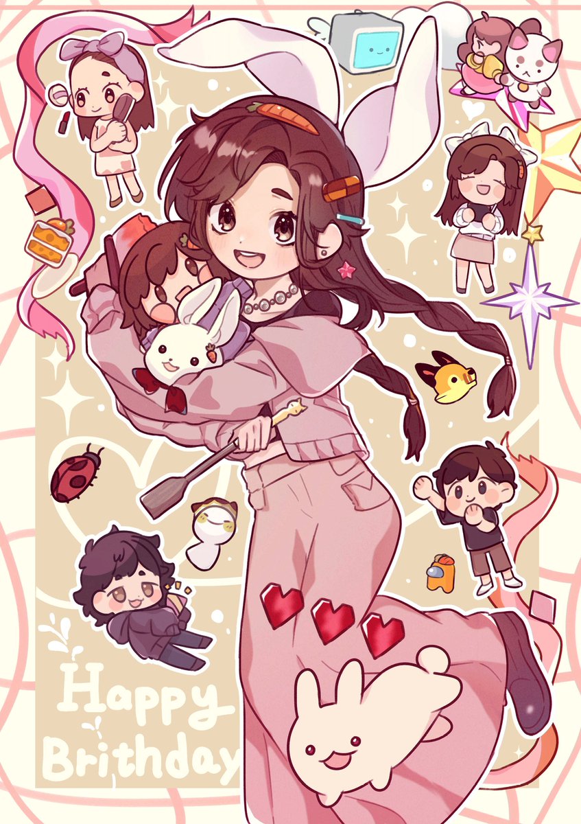 _zero_toone's tweet photo. 🥕HAPPY BIRTHDAY TINA！！🥕#tinakittenfanart #happytinacon @TinaKitten https://t.co/ty2IXMnWis