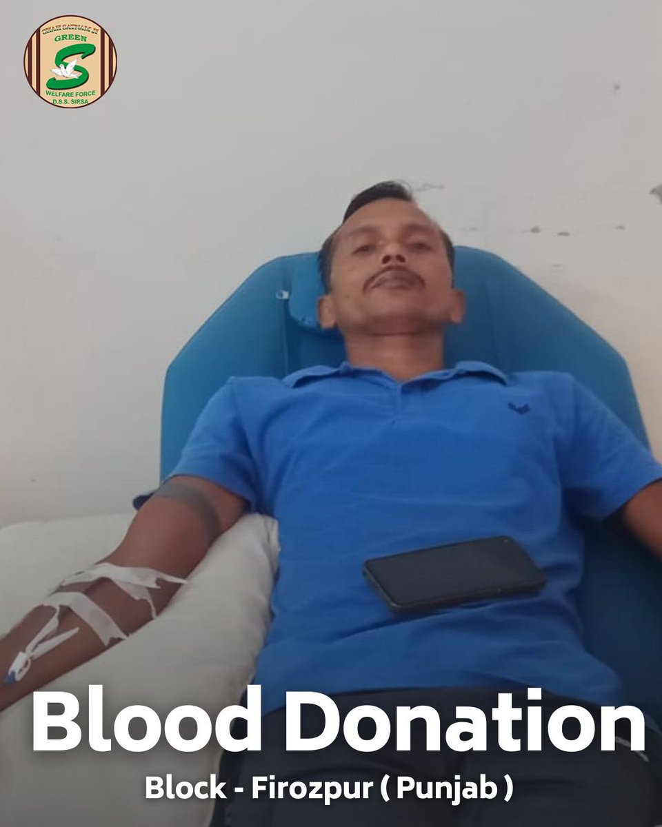 GreenSwelfares's tweet photo. Every drop counts! With the spirit of selfless service, Shah Satnam Ji Green 'S' Welfare Force Wing volunteers donate blood🩸for those in need. Transforming lives, one pint at a time. #BloodDonation #TrueBloodPump #SavingLives https://t.co/o4KuOVUSZr