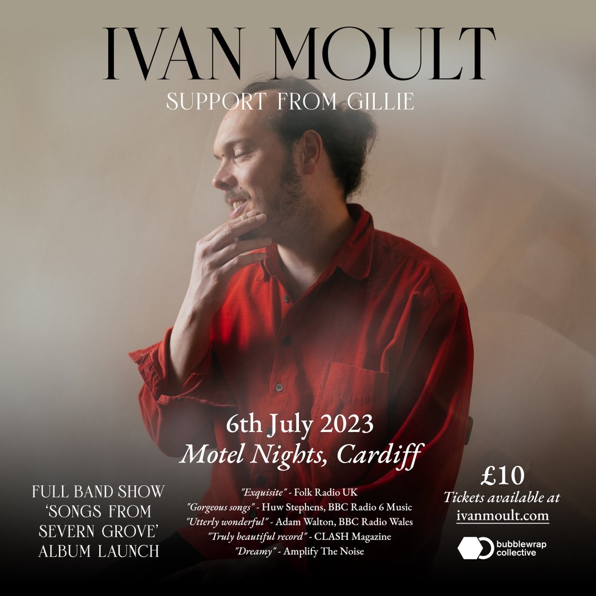 THIS THURSDAY / NOS IAU YMA @ivanmoult live at @motelnightsuk with support from Gillie Get your 🎫 here: wegottickets.com/event/583647