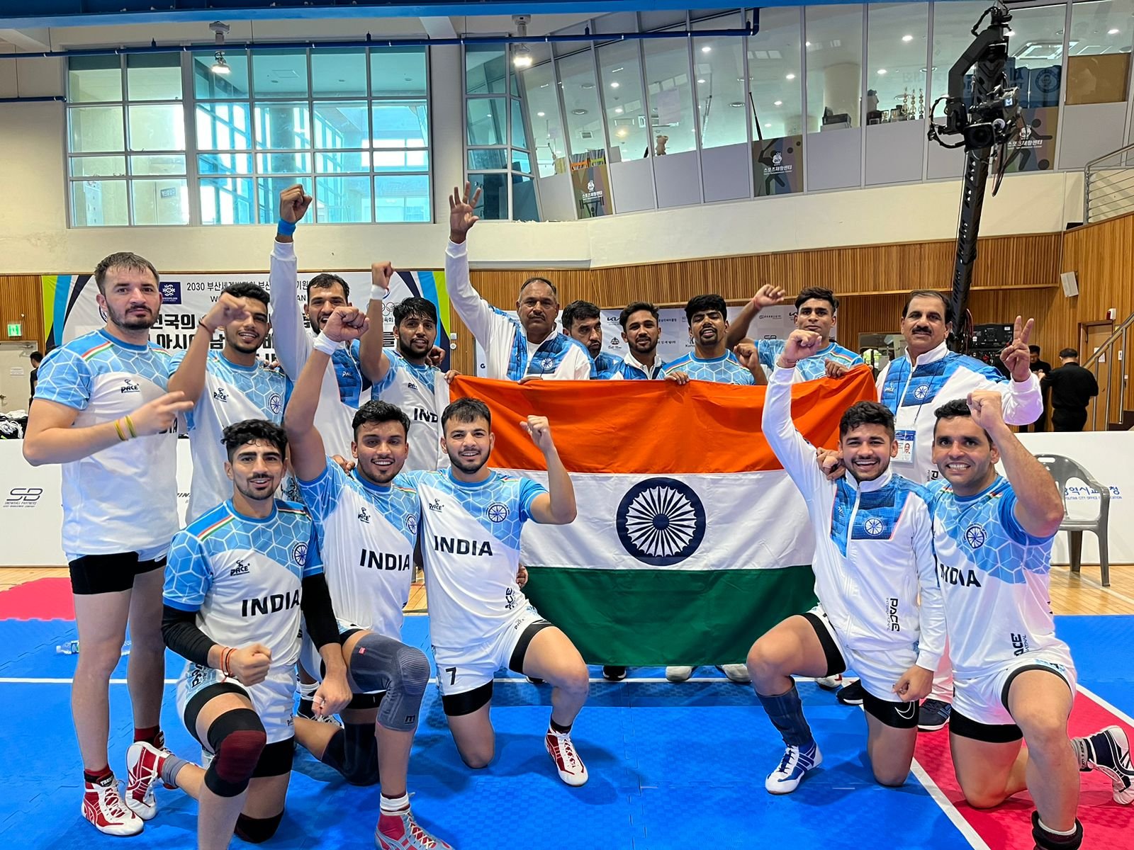 🇮🇳 India win Asian Kabaddi Championship Title!

#TeamIndia beat Iran 42-32 in final of Asian Kabaddi Championship 2023 in Busan, South Korea. This is India’s 8th title in nine editions. 