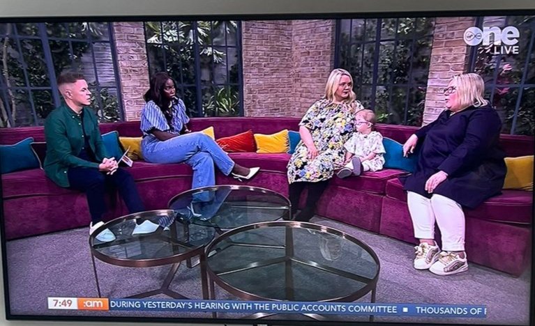 We made it - thanks very much to the team @IrelandAMVMTV for making us feel so at home and of course to @saraob1901 & Àine for sharing their story.
