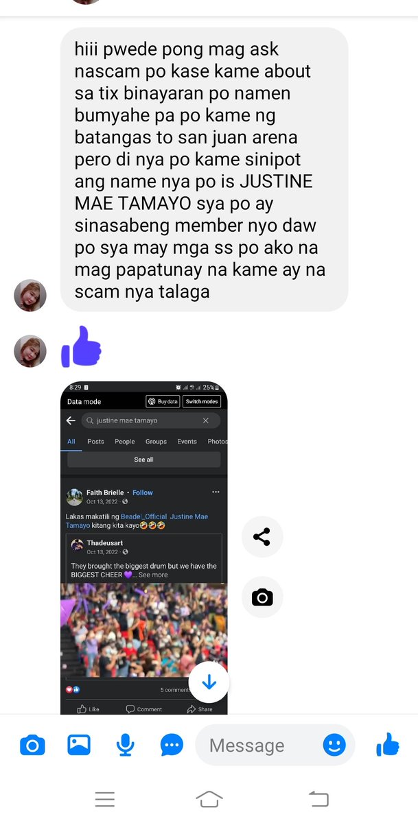OfficialBeadel's tweet photo. This is to inform you that Justine Mae Tamayo (photo shown below) is not connected with Beadel Official and she is not authorized by the management to sell tickets. Please do not purchase any tickets on her end. Kindly share to the public for awareness. https://t.co/b00qCzmbfF