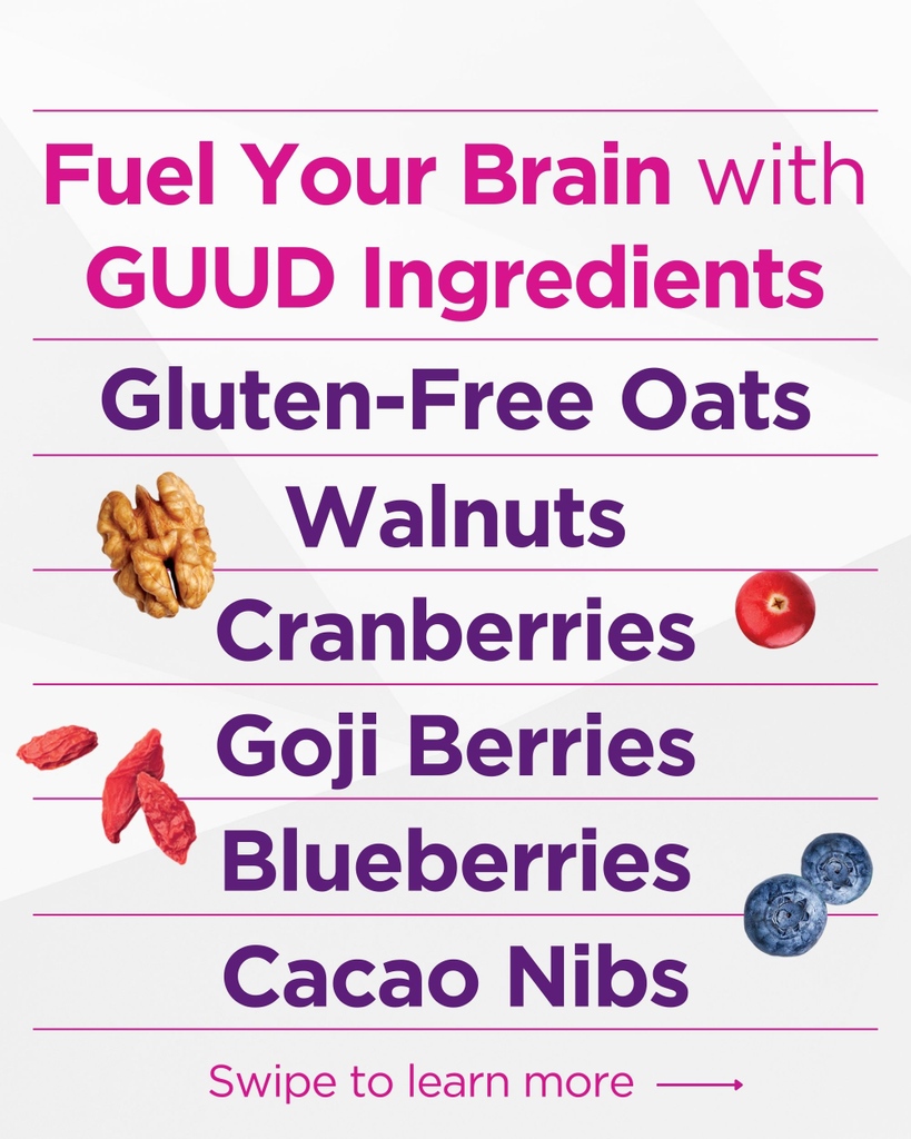 eatGUUD_'s tweet photo. We like to call our Brain Fuel our "Nutritional Powerhouse", and for GUUD reason! ✨⁠
⁠
Our blend is made up of whole ingredients that were carefully selected to help you FEEL your absolute best.⁠ 💪🧠⁠
⁠
#nutrition #healthtips #healthylifestyle #brainhealth https://t.co/eFa12FpxLJ