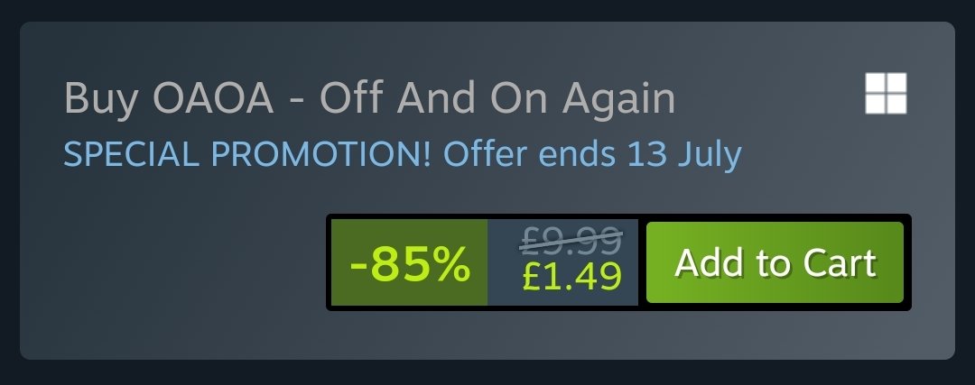 Tim__Keenan's tweet image. OAOA is 85% off in the #SteamSummerSale

I was reminded again how much fun the local MP on my game is the other night.  I&apos;m proud of the campaign... But I love the MP arena :)

#Steam #steamdeck #games #indiedev

store.steampowered.com/app/821920/OAO…