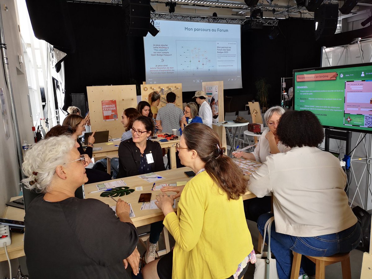 petitqueux2's tweet photo. #ForumOpenbadges organisé par l'association Reconnaître @OpenRecognition

La chasse aux Trézors : révélez vos talents ! 

Merci à nos partenaires 

@_LeDome @regionNormandie @CalvadosDep @OBFactory_
@Leplusimp

#openbadges #OpenRecognition https://t.co/VNDVrbQr7h