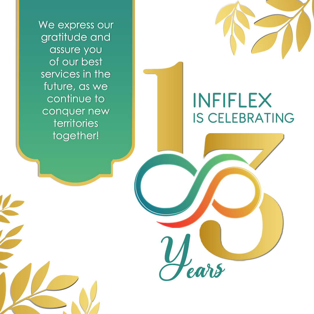infiflex's tweet image. #Infiflex's 13th Anniversary! Join us in celebrating this milestone of unwavering commitment, innovative spirit, and relentless pursuit of excellence. Sincere gratitude to our customers, partners, vendors & well-wishers. Thank you for your support! #13thAnniversary #CloudSolution
