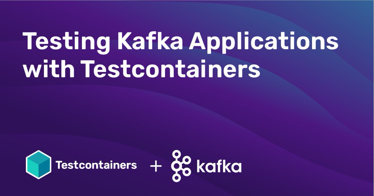 AtomicJarInc's tweet image. 🔥 New #Testcontainers tutorial!
👉 Learn how to write #IntegrationTests for #ApacheKafka applications
💪 Improve your testing skills and processes
🔎 Integrate real systems
ow.ly/V89m50P132M
#Java #SpringBoot #DeveloperTutorial