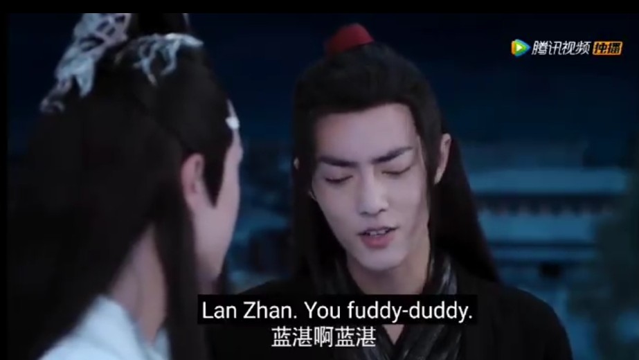 PinkPig on Twitter "BlackDiziLaozu In the Chinese subs, he literally