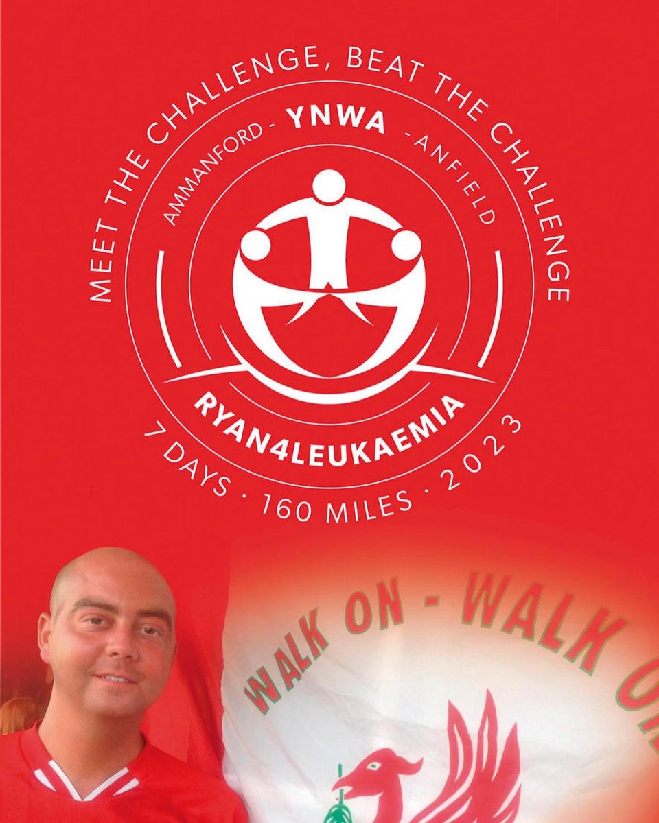 dragonsrfc's tweet image. 🐉 𝗗𝗥𝗔𝗚𝗢𝗡𝗦 𝗦𝗨𝗣𝗣𝗢𝗥𝗧 𝗥𝗬𝗔𝗡𝟰𝗟𝗘𝗨𝗞𝗔𝗘𝗠𝗜𝗔

Dragons RFC encourage our fans to support a mammoth walk in memory of Ryan Davies, who spent his final years fundraising to help others during his fight with Leukaemia ⤵️

▶️ rb.gy/qlxug

#WeAreGwentRugby