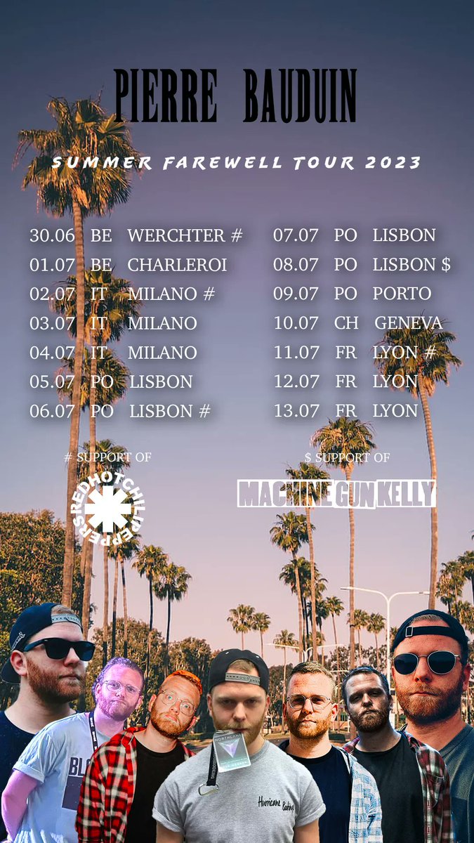 This is the best tour you gonna see...
.
#SummerTour #MoreThanMusic #RockWerchter #RedHotChiliPeppers #Mgk #MachineGunKelly #PrivateJoke