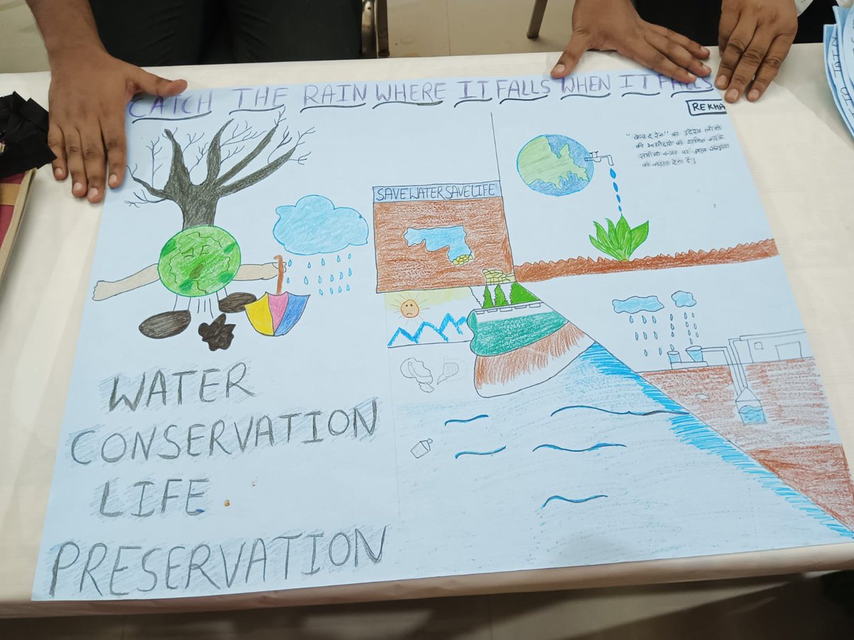 MYBharatBarmer's tweet image. #CatchTheRain #RainHarvesting #Postermaking under the Catch the Rain Phase- 3.0  organized by Nehru Yuva Kendra Barmer @BarmerNyk 
@ianuragthakur @Nyksindia @archanavarmaIAS @BarmerDm @Barmer_Police