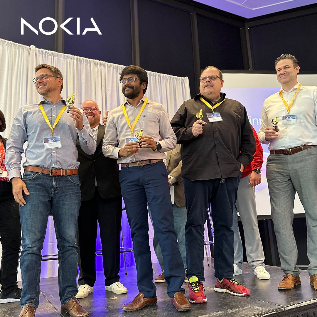 nokia's tweet photo. At our Partner Ecosystem Summit, innovative cross-ecosystem teams took part in the hackathon, aiming to create new use cases for #CloudRAN and #5G monetization. Together we can create more value!

https://t.co/HTcq7n7T8Z

#NokiaPartners #OpenToCollaborate #CollaborativeAdvantage https://t.co/XdA5znVBFp