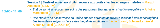 ISSPAM_ie's tweet photo. #JASP | On commence notre JASP #Migrations &amp; #SantéGlobale avec la 1ère session : 
"#Santé et accès aux #droits : recours aux droits chez les étrangers malades" avec M. Annequin (@SESSTIM), C. Durand, S. Larrère &amp; A. Smolski (GISCOP84).

#SantéPublique https://t.co/4gbSmeKgqq
