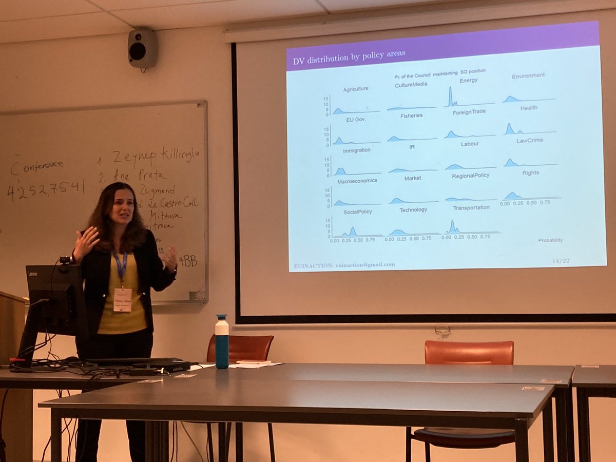 @NYYordanova gave an excellent talk on responsiveness of Council’s policy positions at @CES_Europe yesterday. Thank you  @MeBergman2 for a thoughtful discussion! 
@PolSciLeiden @norface_GOV