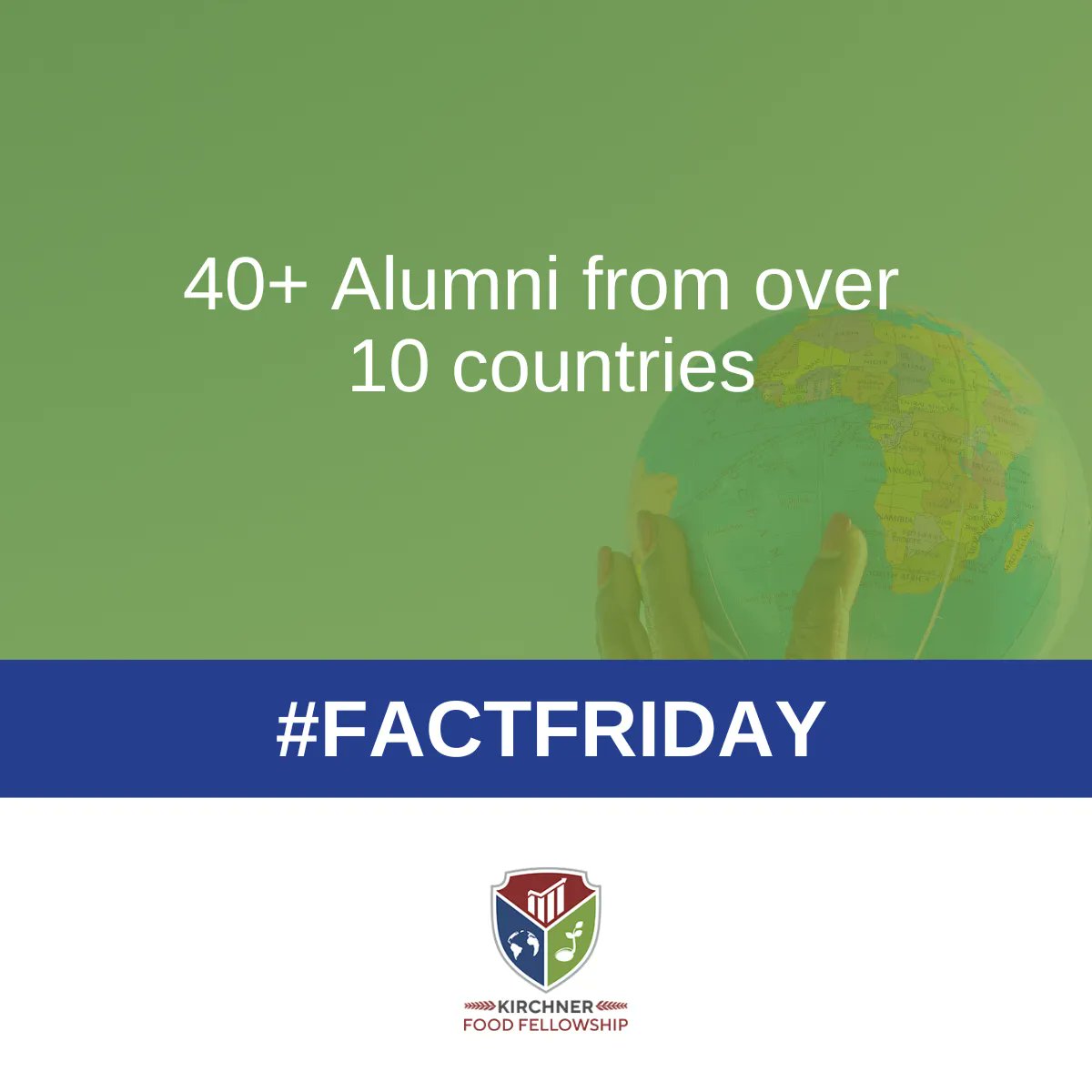 We look forward to introducing even more fellows in the coming weeks 🙌 

#KirchnerFellows #Alumni #FactFriday