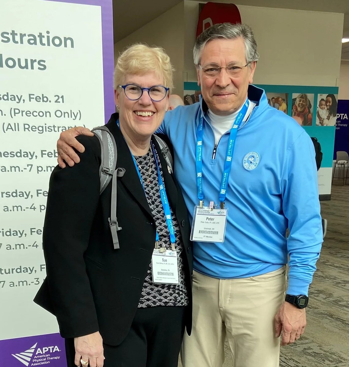 In a ceremony in front of his many friends and colleagues, @PittPT alum Peter S. Zulia (BS ‘85) was inducted into the American Academy of Sports Physical Therapists Turner A Blackburn Hall of Fame/Lifetime Achievement Award as one of 29 members. Read more: shrs.pitt.edu/news/physical-…