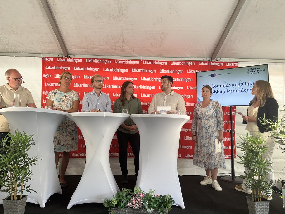 ”Hälso- och sjukvården har länge gått runt på sjukvårdens medarbetats välvilja. Det funkar inte längre! Nu behövs resurser!” Martin Marcel, <a href="/SLFstudent/">Läkarförbundet Stud.</a>