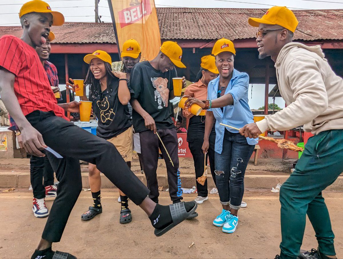 kamaroma22's tweet photo. #AD 
Haza the chief enjoyment officers have embarked on their Job description…….to enjoy bell lager 
Now where are y’all? See you in jinja 
#BellLagerCEO
#RoastAndRhyme https://t.co/73vz0F8c1l