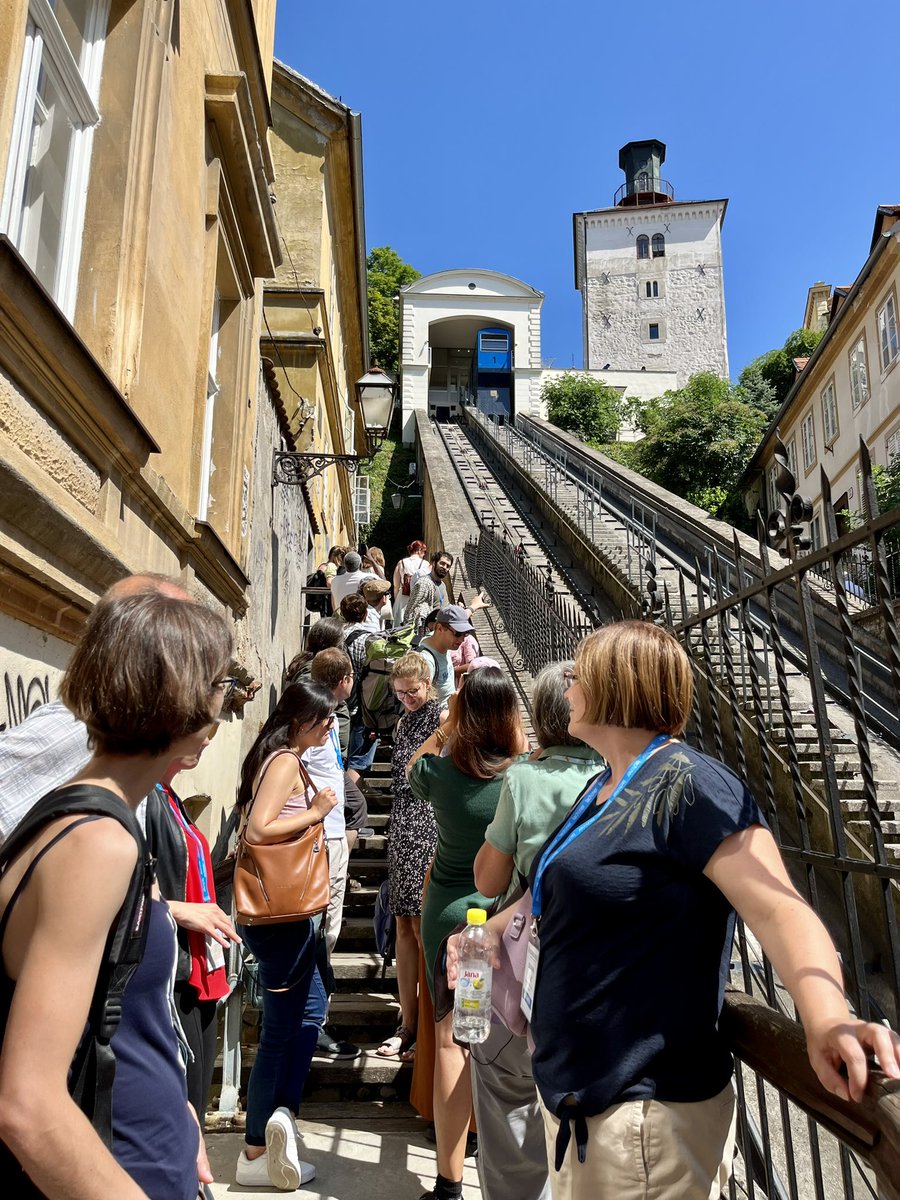 ivana_brekalo's tweet photo. Friday morning at #SCIRES2023 was reserved for a guided tour of Zagreb! We got to hear all about the architecture, history and art of Zagreb Old Town, and learned of the importance of Špica and staying in the shade 🤩 😂 https://t.co/bZvdTxq32M