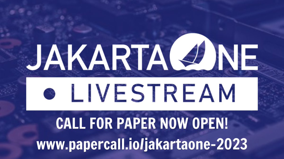 The Call for papers is now OPEN for the 2023 JakartaOne Livestream! Submit your proposal today to be a speaker at the largest #JakartaEE event of the year: hubs.la/Q01W03Rh0 #opensource #JakartaOne