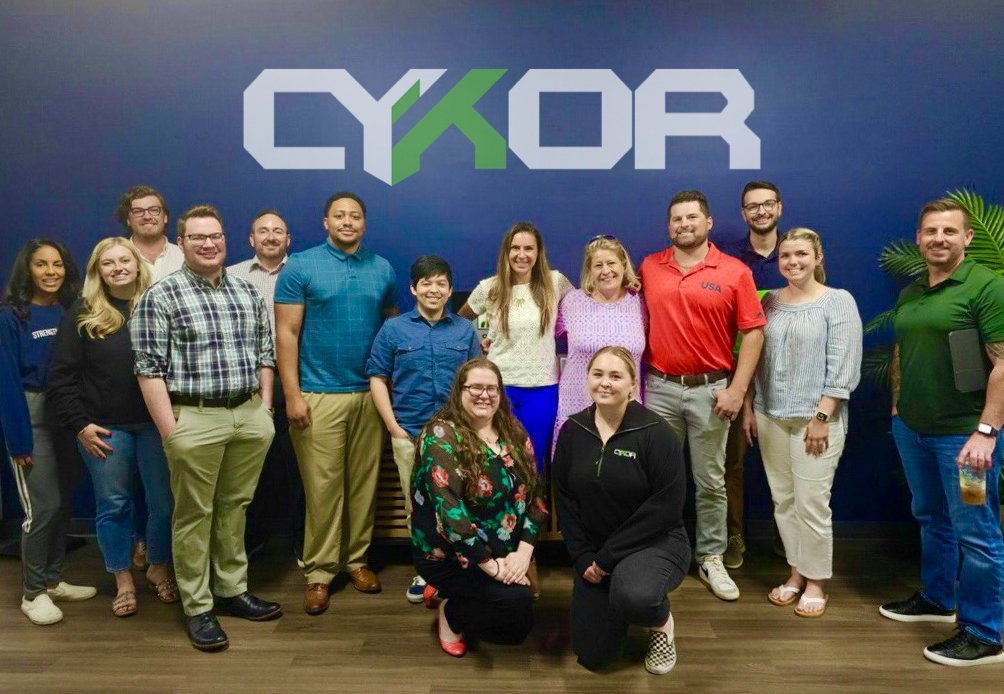 2foldco's tweet photo. Our clients are an extension of our team and vice versa.

Yesterday, the team took a field trip to CyKor to kick off ‘the great wall’ project. Behind us is a blank blue wall (logo is photoshopped) that will eventually be something AMAZING.
Stay tuned 💙

#GoodDesignIs2fold https://t.co/PosSIN9s2i